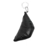 Lemaire Mini Croissant Keyring In Black