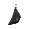 Lemaire Mini Croissant Keyring In Black