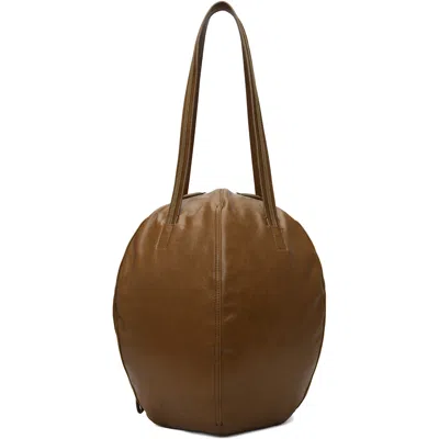 Lemaire Khaki Helmet Messenger Bag In Gr210 Bronzed Olive