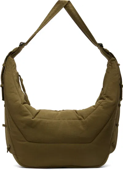 Lemaire Khaki Large Soft Game Bag