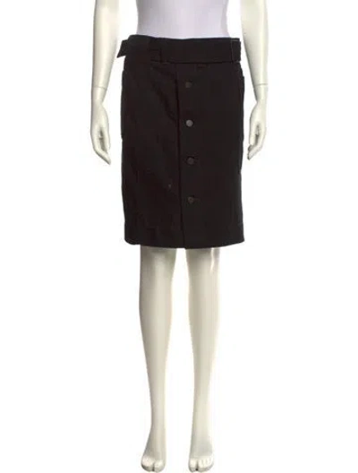 Pre-owned Lemaire Knee-length Skirt In Black