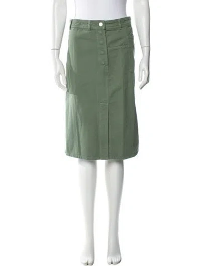 Pre-owned Lemaire Knee-length Skirt In Green