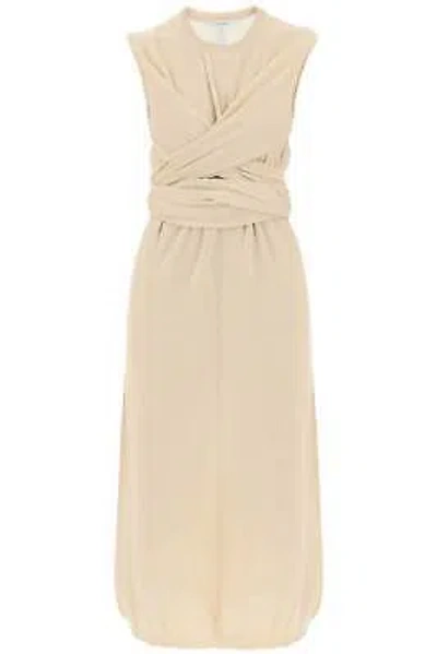 Pre-owned Lemaire Knit Midi Dress In Rosy White (beige)