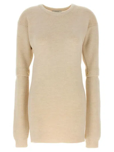 LEMAIRE LEMAIRE KNITTED DRESS WITH REMOVABLE SLEEVES