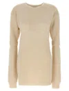 Lemaire Knitted Dress With Removable Sleeves In White