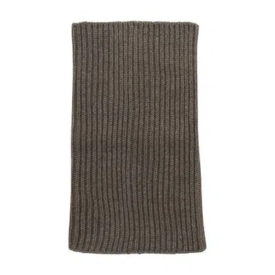 Lemaire Knitted Scarf In Donkey_grey