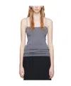Lemaire Darted Fitted Viscose Tank Top In Nude
