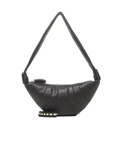 Lemaire Knot Detailed Shoulder Bag In Brown