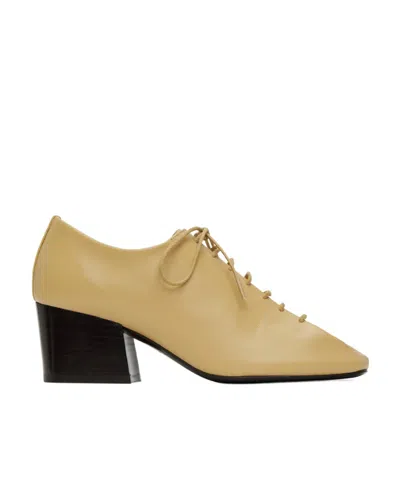 Lemaire Lace Up High Heels In Nude