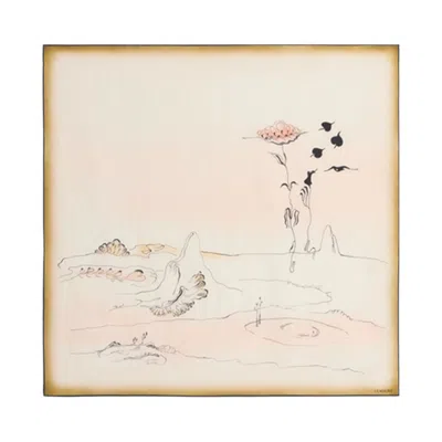 Pre-owned Lemaire Landscape Habotai 'porcelain' | White | Women's Size Onesize