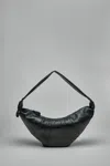 Lemaire Large Croissant Bag In Black