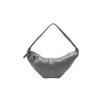 Pre-owned Lemaire Large Croissant Bag 'smoked Pearl' | Grey | Men's Size Onesize In Gray
