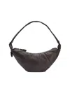 Lemaire Large Croissant Bag Soft Grained Leather Dark Choc
