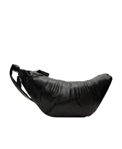 Lemaire Large Croissant Croissant Horn Shoulder Bag In Green