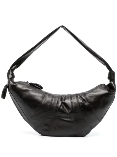 Lemaire Large Croissant Leather Shoulder Bag