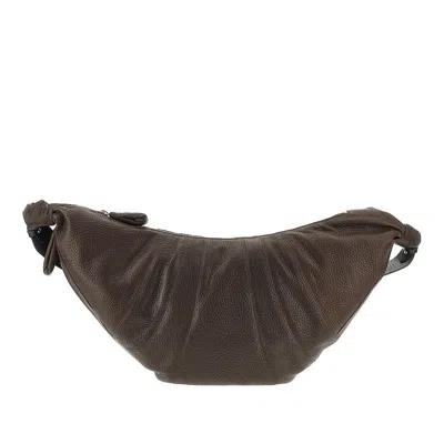 Lemaire Large 'croissant Rail Belt' Bag In Brown