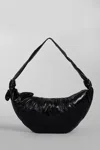 Lemaire Large Croissant Shoulder Bag In Black