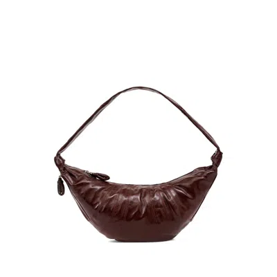 Lemaire Large Croissant Shoulder Bag In Brown