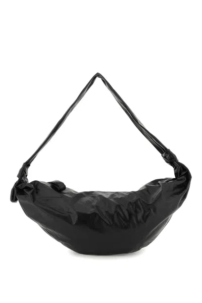 Lemaire Large Croissant Zipped Shoulder Bag In Black (black)