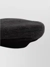 Lemaire Large Flat Crown Beret With Soft Texture In Gray