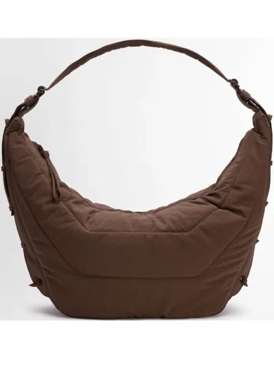 Lemaire Large Game Shoulder Bag In Brown