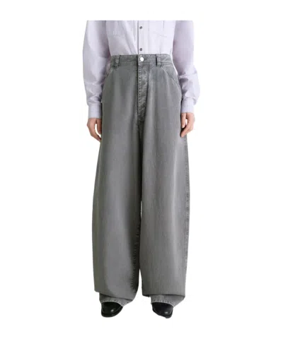 Lemaire Large Pants In Gray