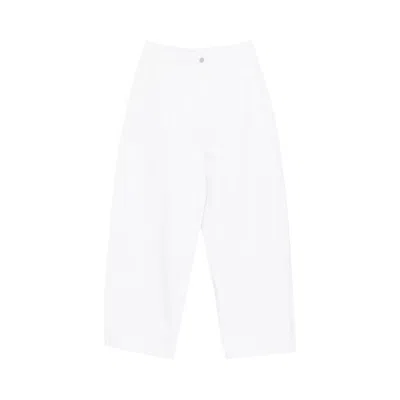 Pre-owned Lemaire Large Pants 'milk' | White | Women's Size 34