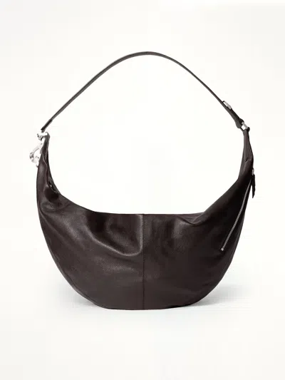 Lemaire Large Quiver Clip Bag In Brown