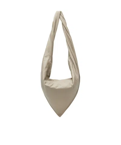 Lemaire Large Scarf Shoulder Bag In Brown