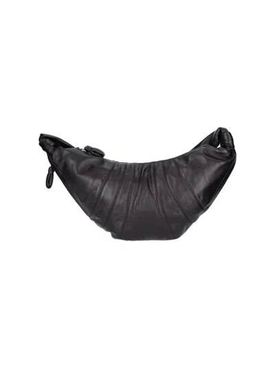 Lemaire Large Shoulder Bag "croissant" In Brown
