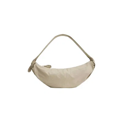 Pre-owned Lemaire Large Soft Croissant 'light Mastic' | Cream | Women's Size Onesize In White
