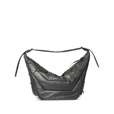 Lemaire Large Soft Game Bag In Black