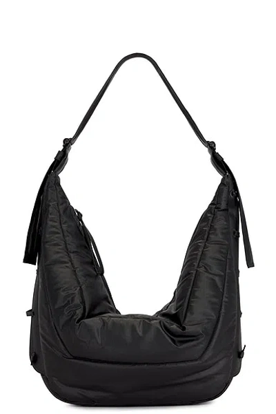 Lemaire Large Soft Game Bag In Black