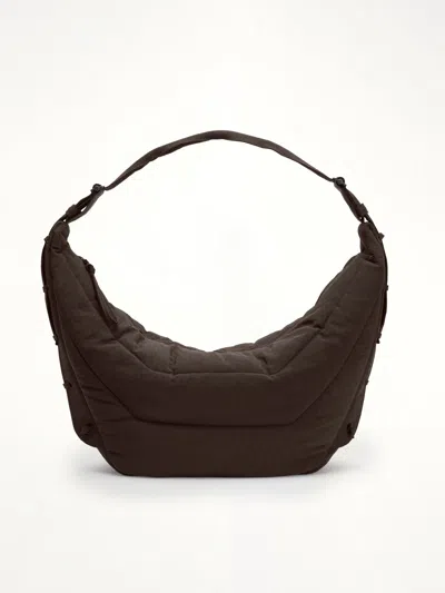 Lemaire Large Soft Game Bag In Brown