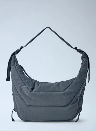 Lemaire Large Soft Game Bag In Grey