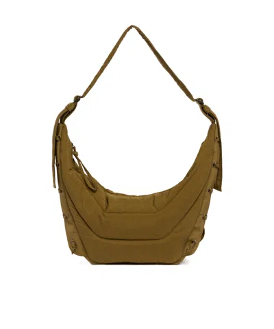 Lemaire Large Soft Game Quilted Shoulder Bag In Brown