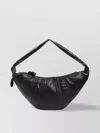 Lemaire Large Croissant Soft Nappa Shoulder Bag In Black