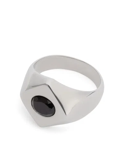 Lemaire Large Troubadour Ring In Gray