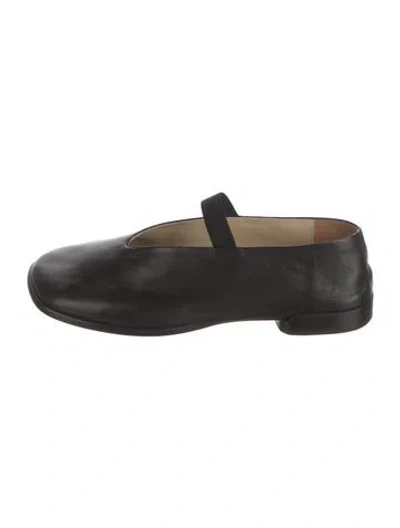 Pre-owned Lemaire Leather Ballet Flats In Black