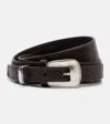 Lemaire Leather Belt In Black
