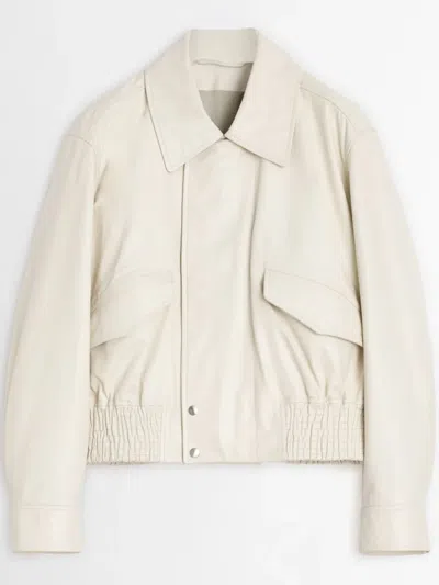 LEMAIRE LEATHER BOMBER JACKET