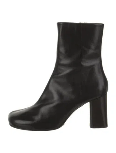 Pre-owned Lemaire Leather Boots In Black