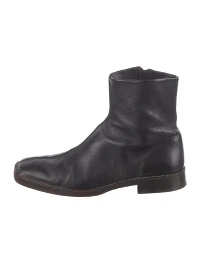 Pre-owned Lemaire Leather Boots In Black
