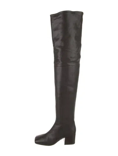 Pre-owned Lemaire Leather Boots In Brown