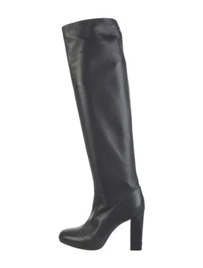 Pre-owned Lemaire Leather Boots In Grey