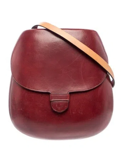 Pre-owned Lemaire Leather Cartridge In Brown