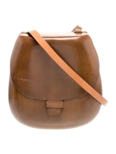 Pre-owned Lemaire Leather Cartridge In Brown