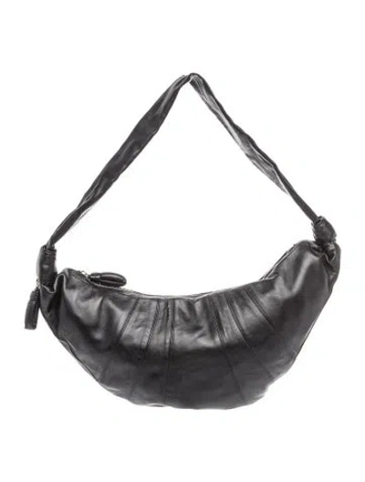 Pre-owned Lemaire Leather Croissant Bag Large In Green