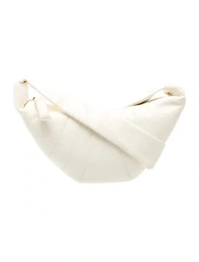 Pre-owned Lemaire Leather Croissant In Neutral