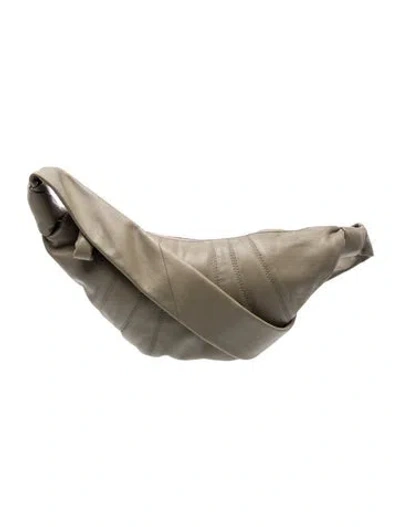Pre-owned Lemaire Leather Croissant Small In Brown